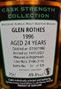 Glenrothes 1996/2021 24y Signatory